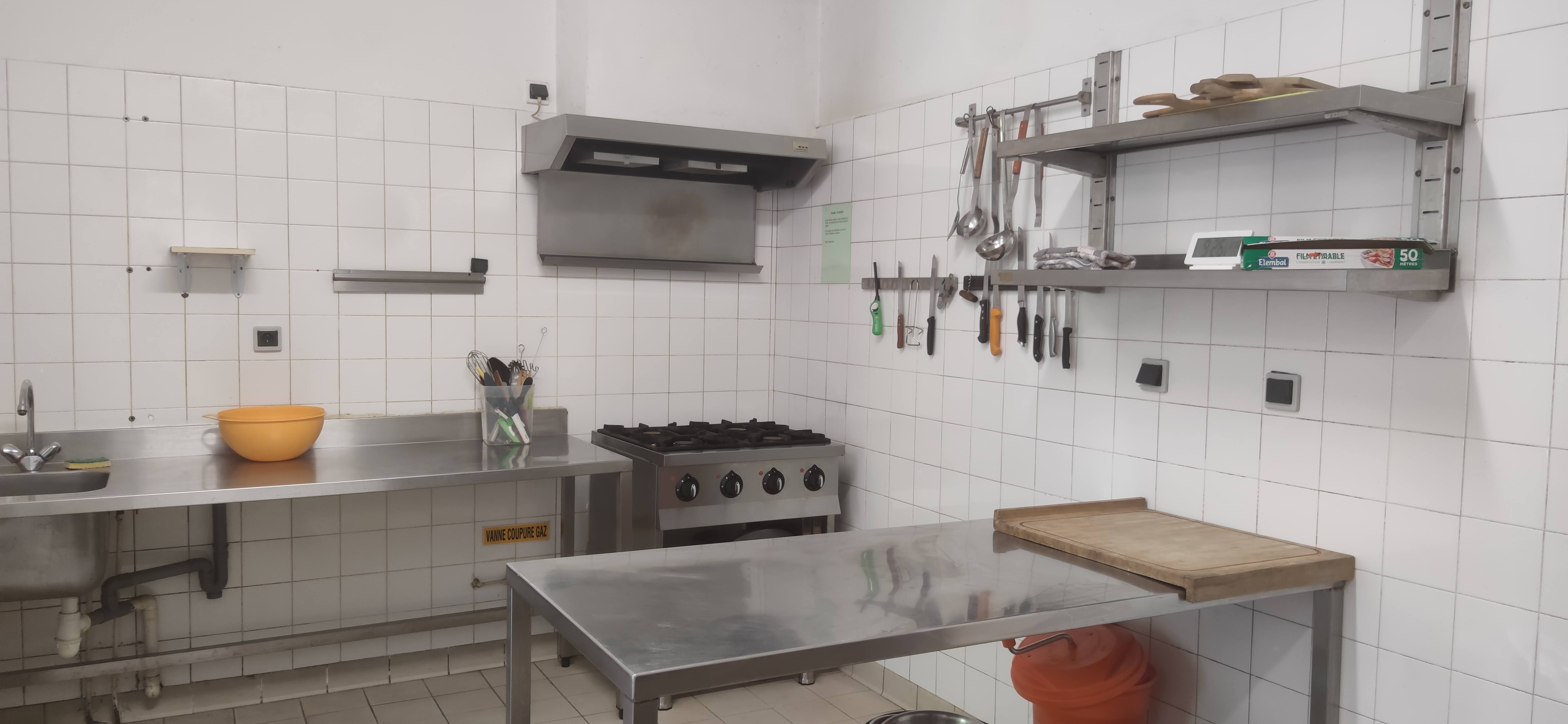Cuisine équipée du gîte